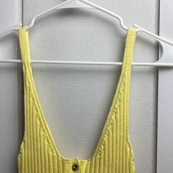 AEROPOSTALE Black & White Smocked & Yellow Knit Cropped Tank Tops Sz M & L\G - Picture 6 of 16
